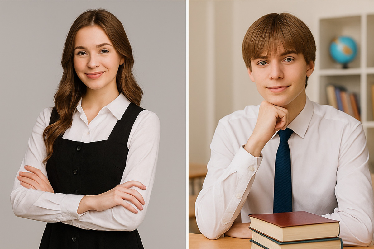 выпускной альбом для школьника